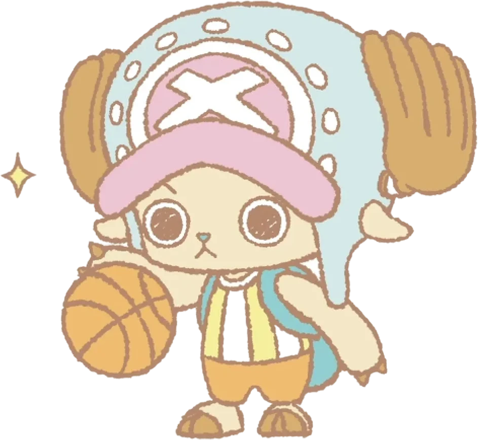 Chopper Drawing Basketball