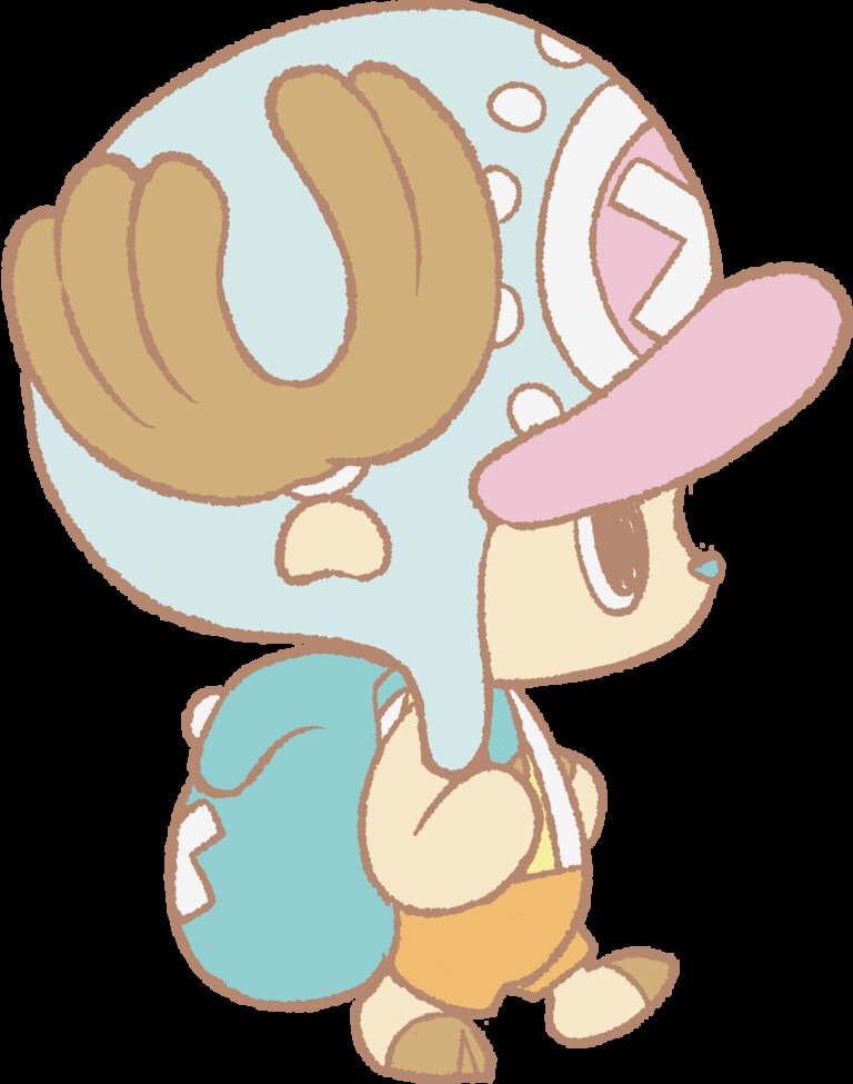 Drawing of chopper walking