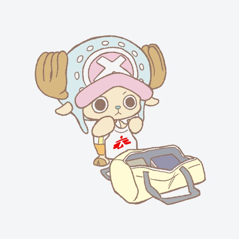 Chopper luggage illustration